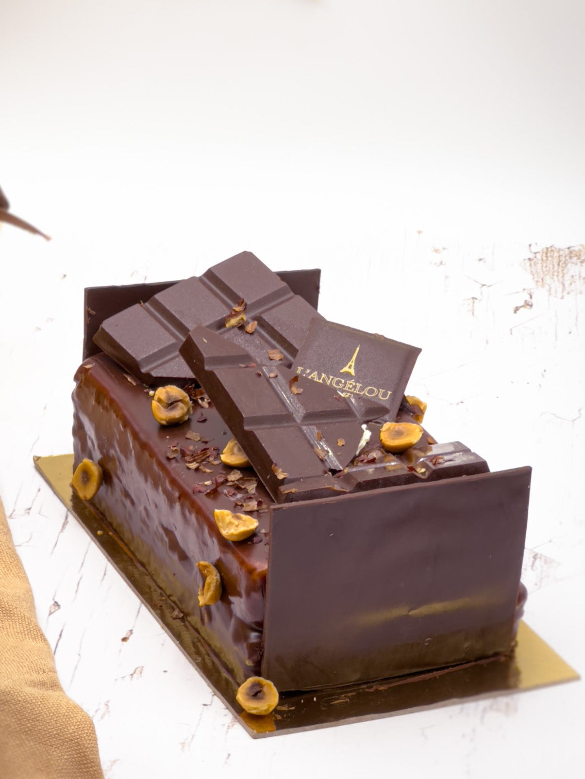 Chocolate mousse yule log edinburgh