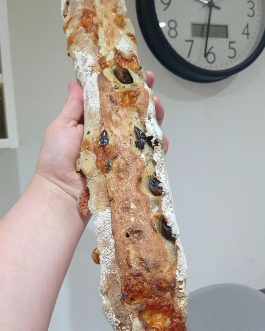 Mushroom Cheddar Savoury Baguette